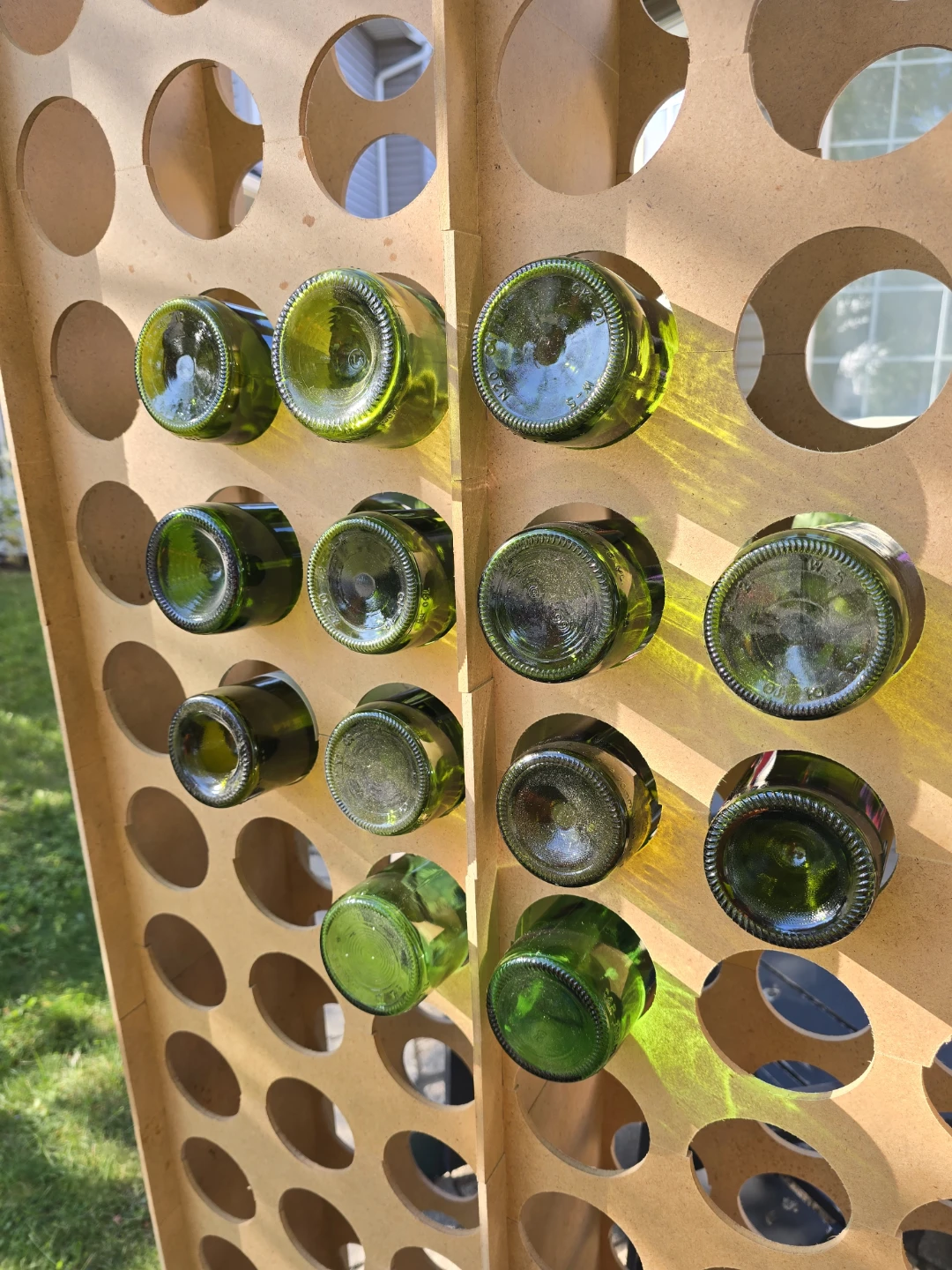 Custom 84 Bottle Wine Rack- Modular Interlocking Storage - photo 2