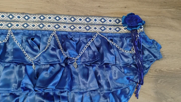 Satin fabric dance hip scarf - photo 5