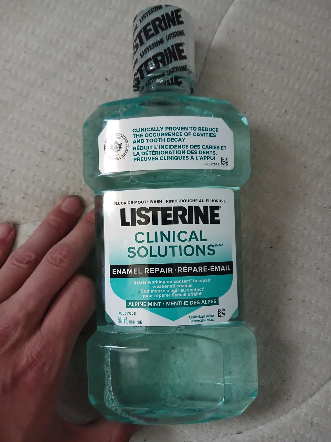 Listerine Clinical Solutions Enamel Repair Alpine Mint Mouthwash