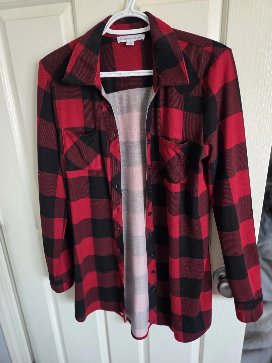 Warehouse One Plaid Shirt Long