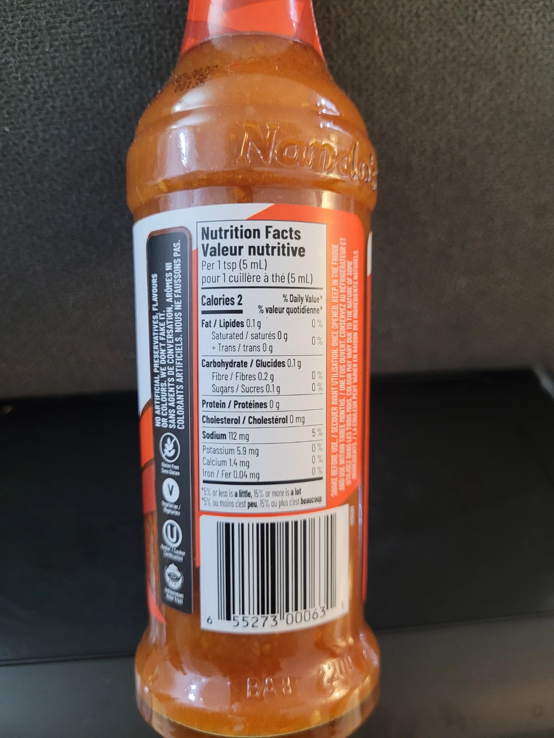 Nando's Peri-Peri Hot Sauce - 250 ml - photo 2