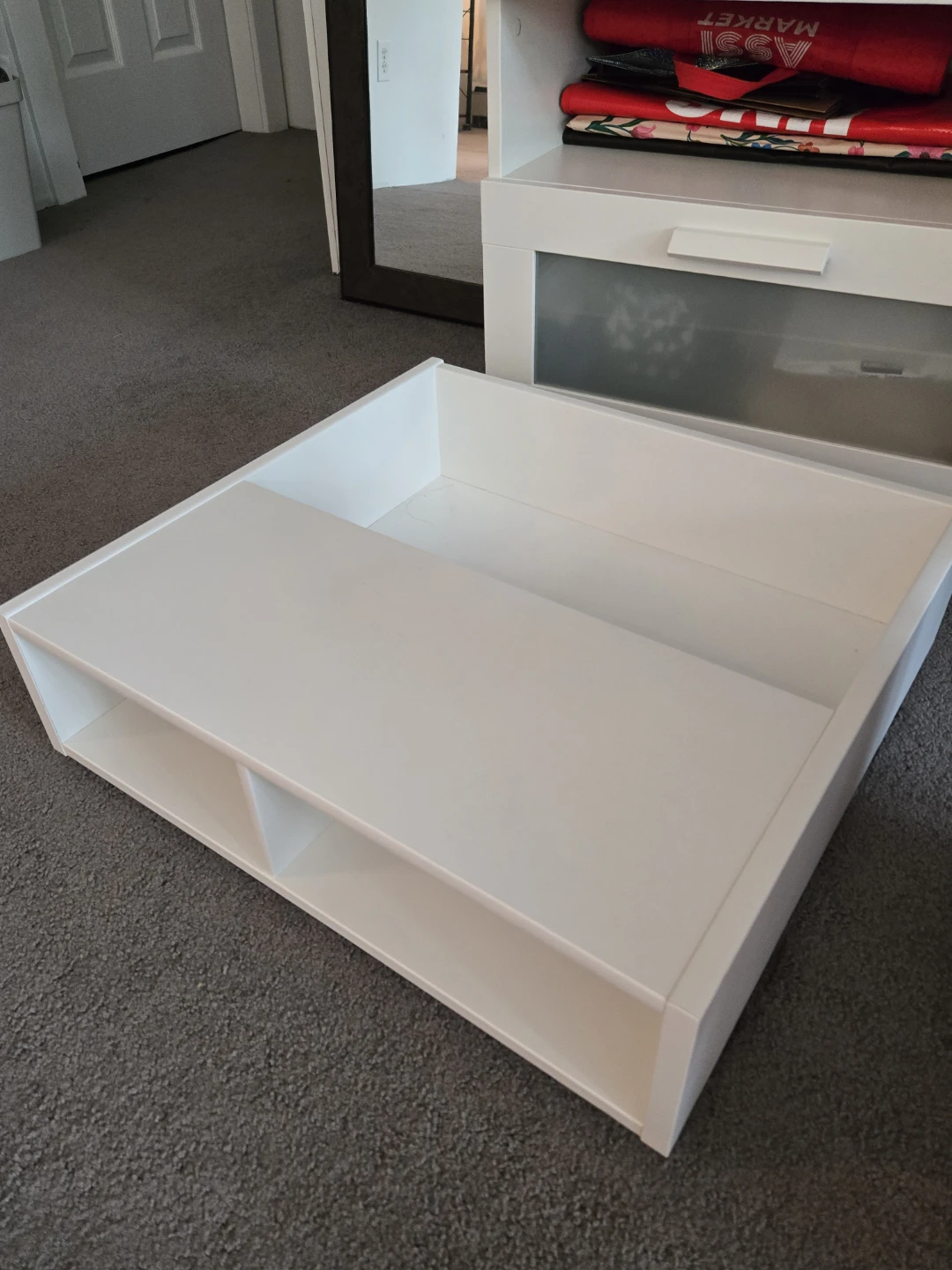 IKEA FREDVANG White Storage Drawer