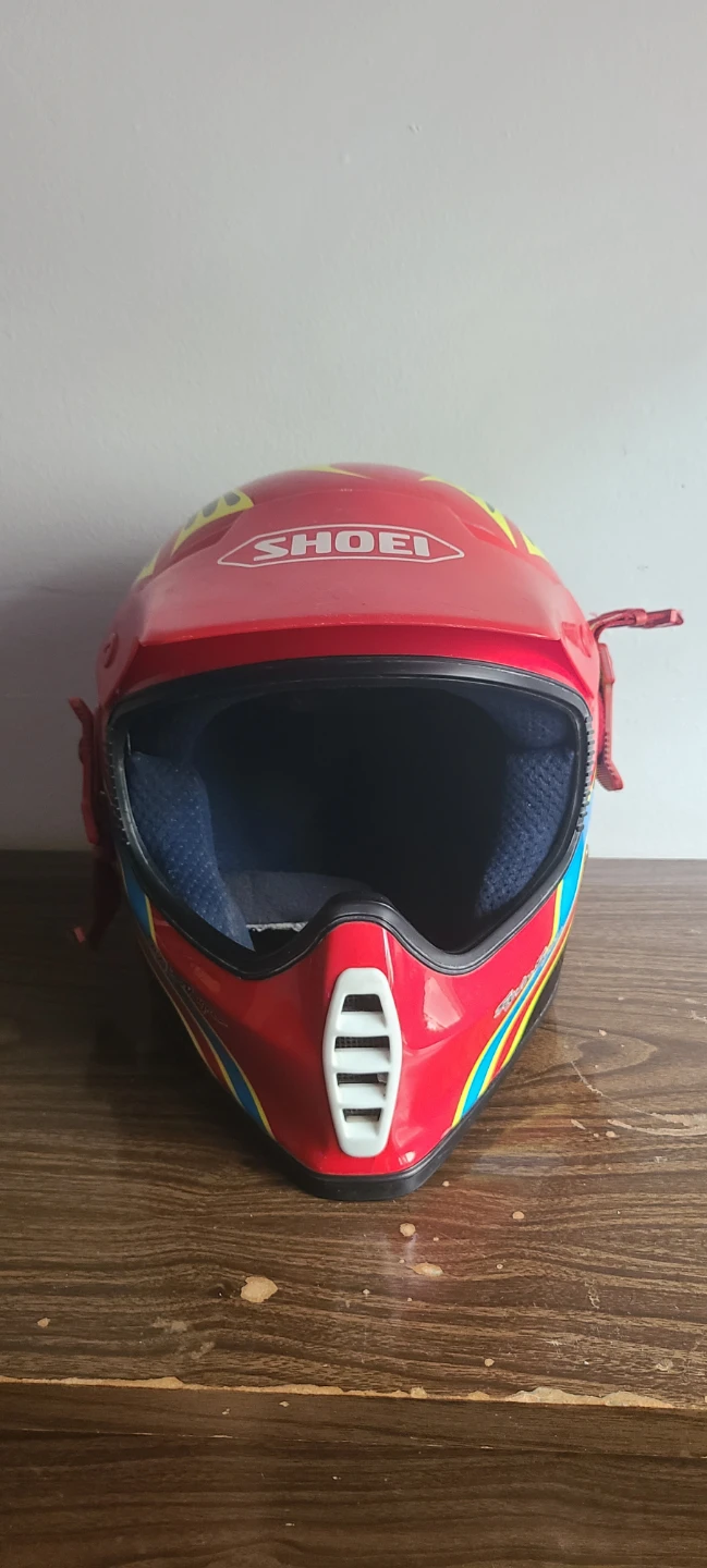 SHOEI TROY LEE DESIGN HELMET LARGE MOTORCYCLE DOT DOT-CERTIFIED - photo 2