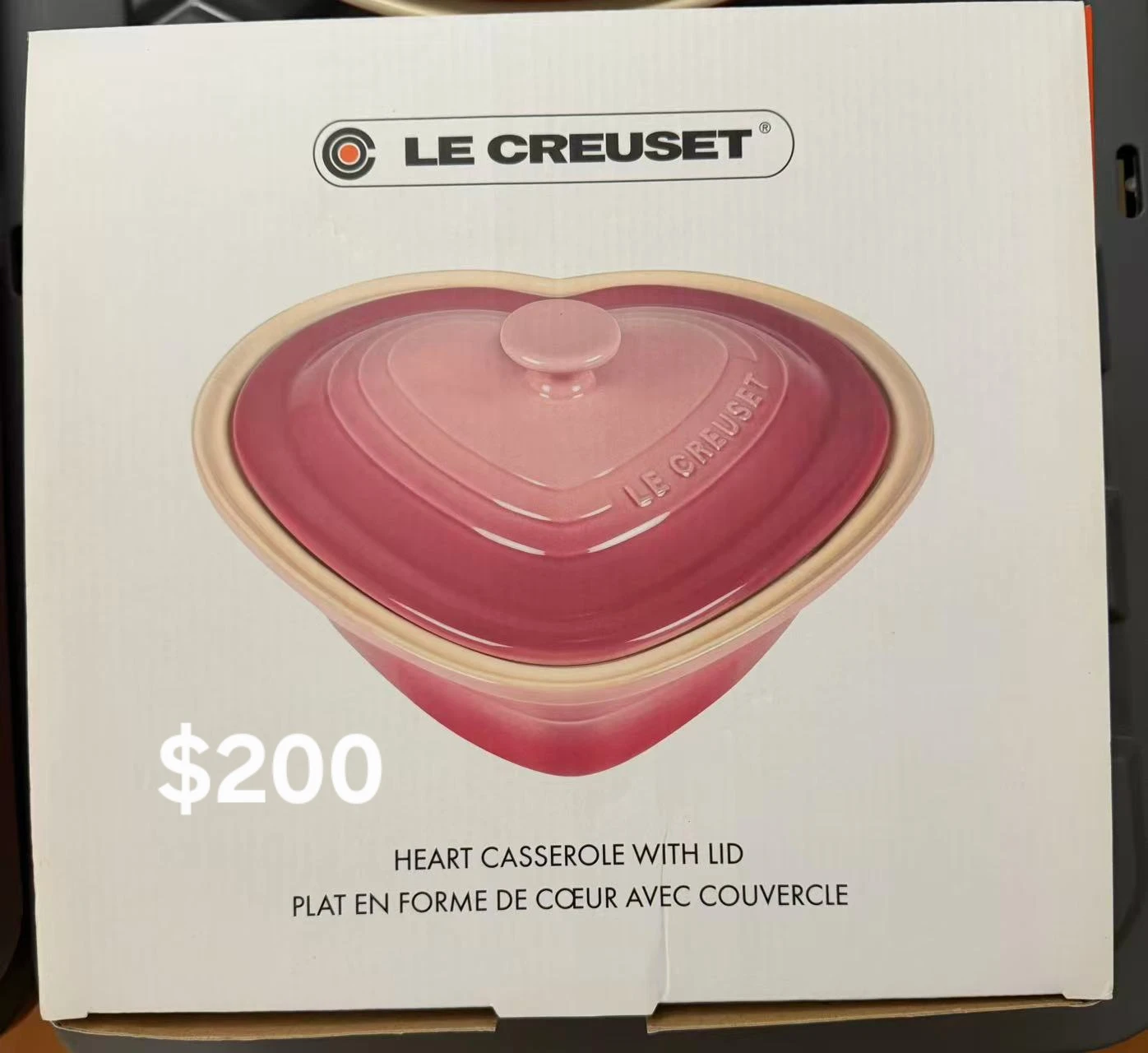 Le Creuset Heart Casserole with Lid Special Edition