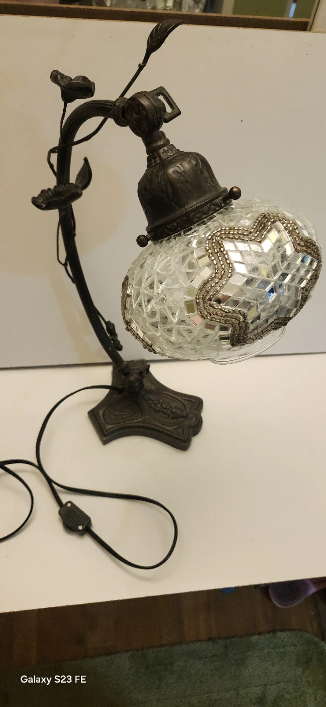 Mosaic Table Lamp. The price is firm final