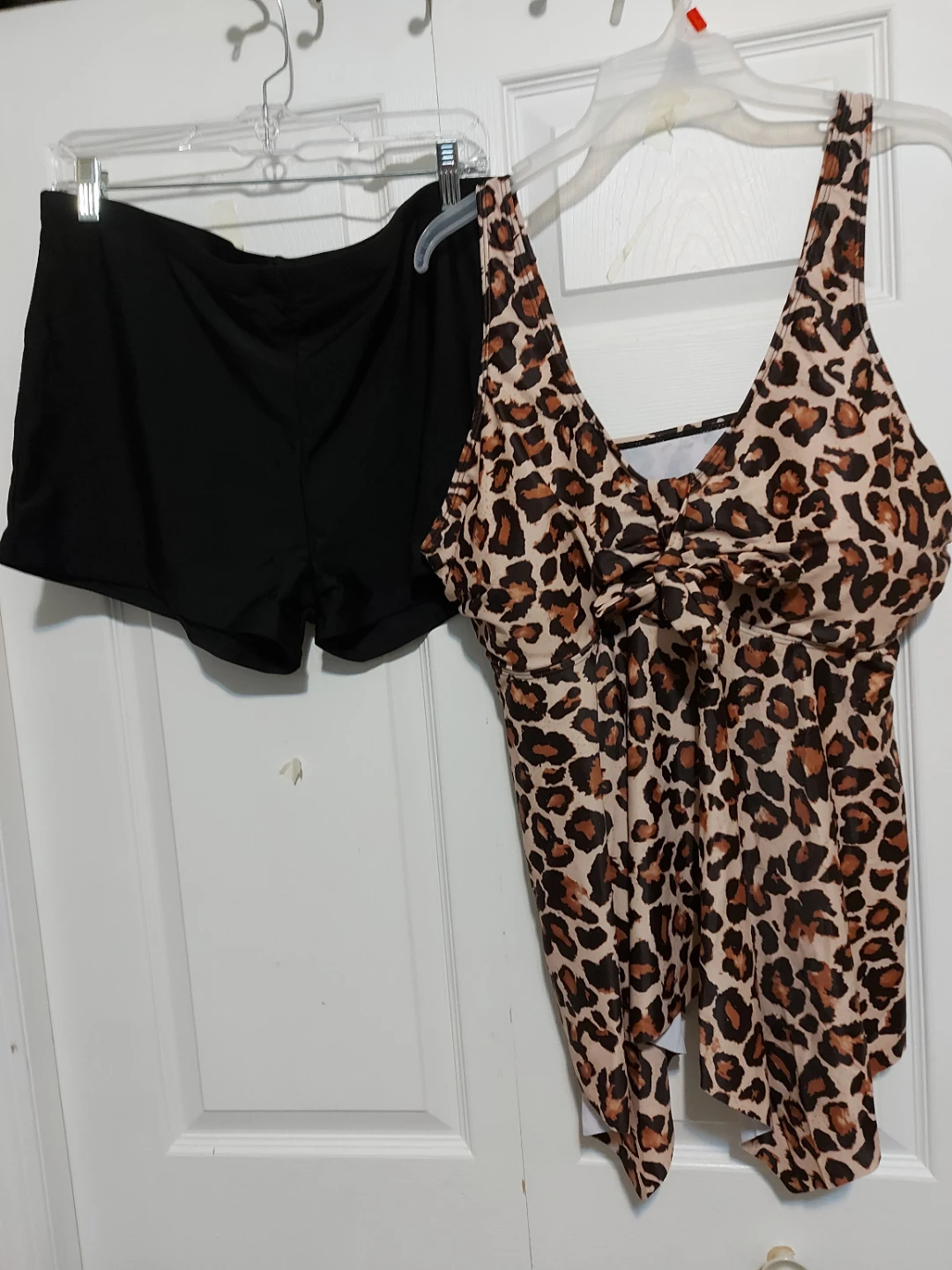 Women's Leopard Print Tankini Swimsuit Set - photo 2