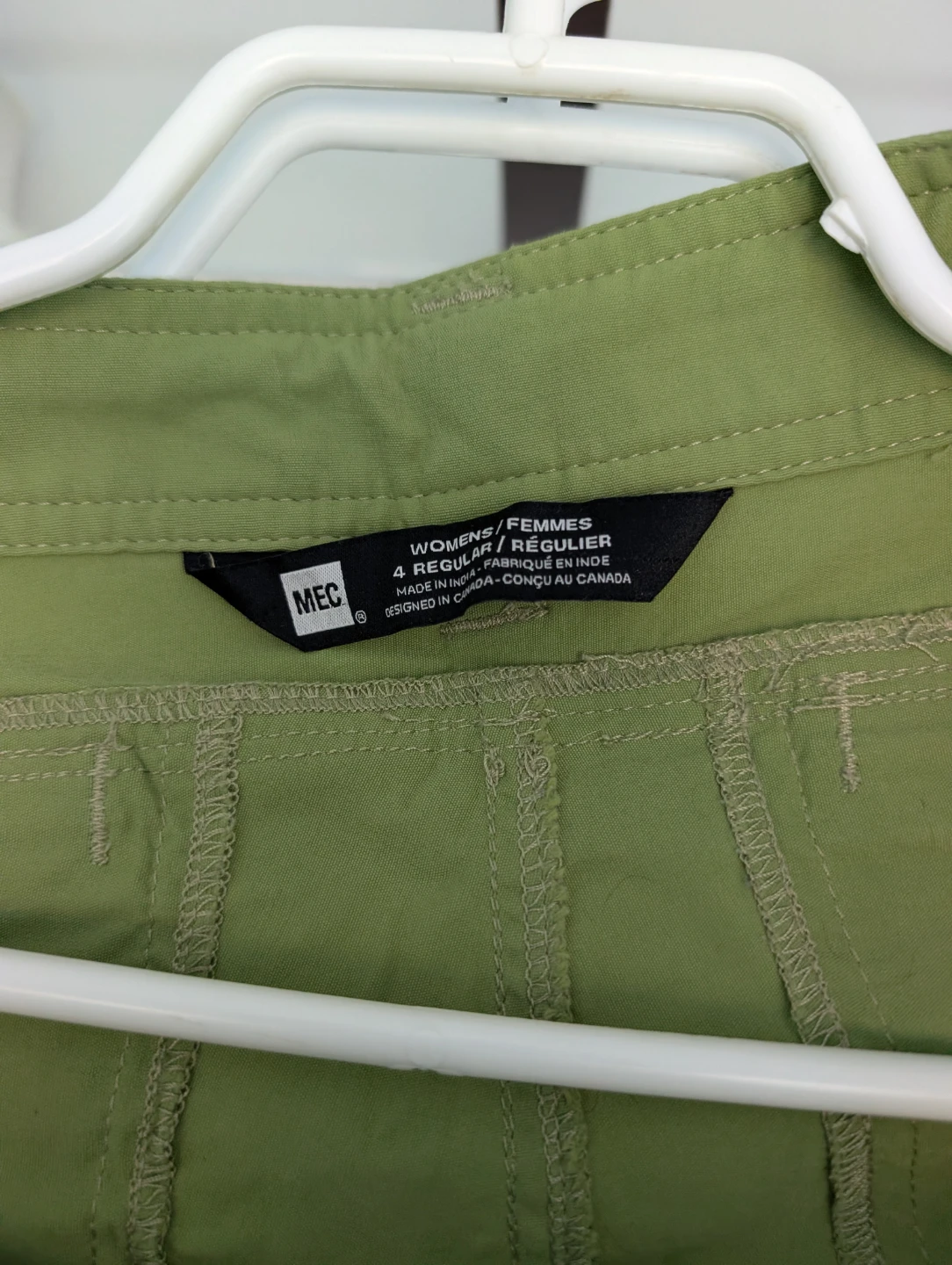 MEC Women's Regular Fit Pants - Green - photo 3