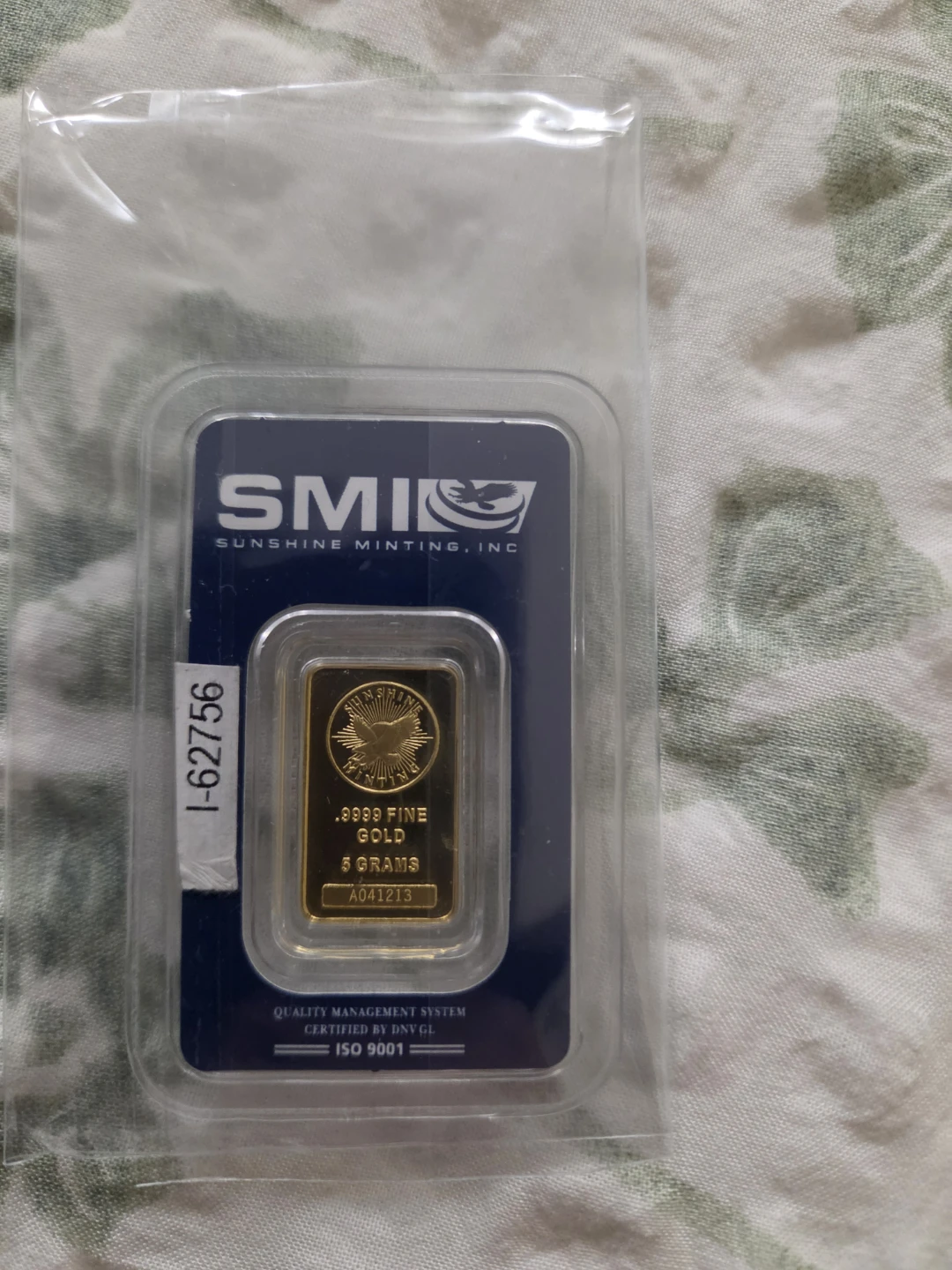Sunshine Minting Inc. 5 Gram Gold Bar