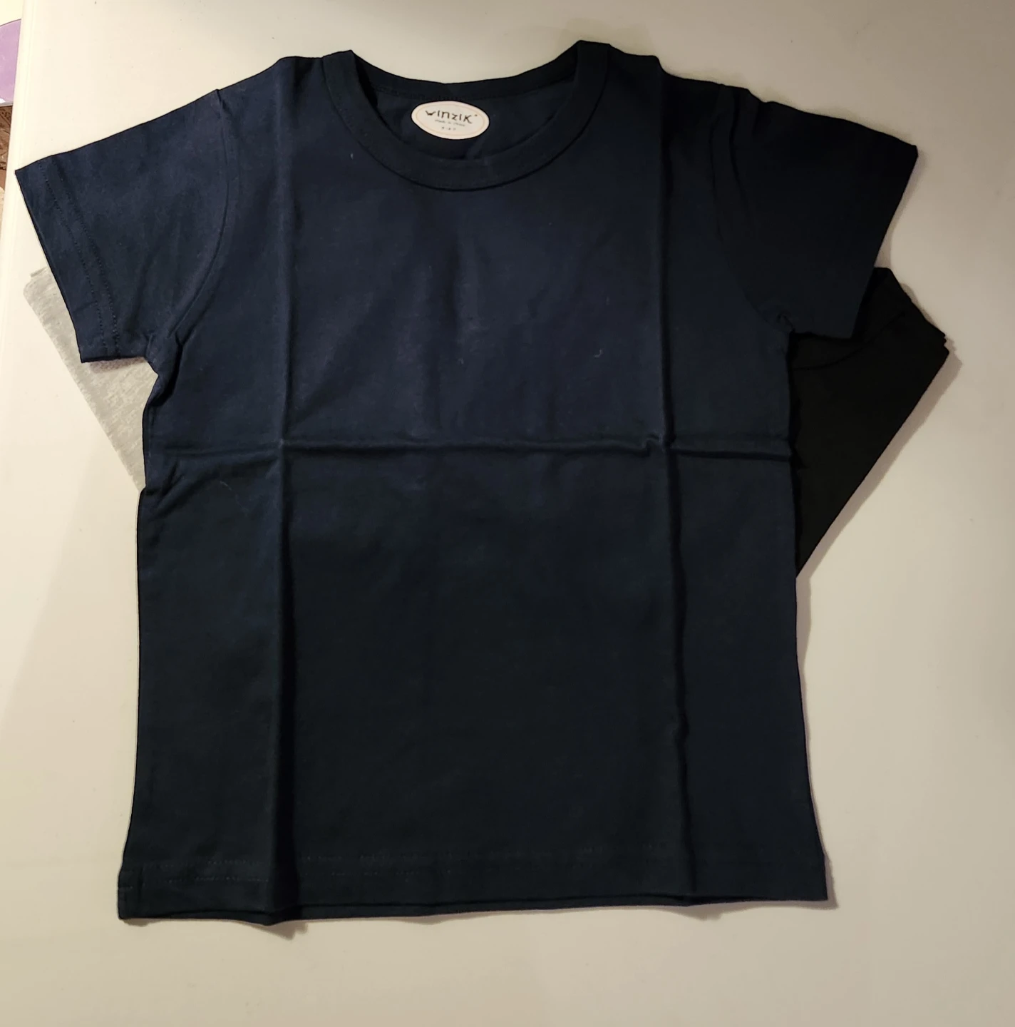 Winzik T-Shirts - 4 Pack (Black, White, Navy, Grey) - photo 2