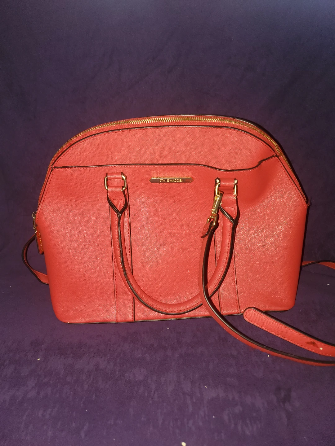 Steve Madden Red Satchel Handbag