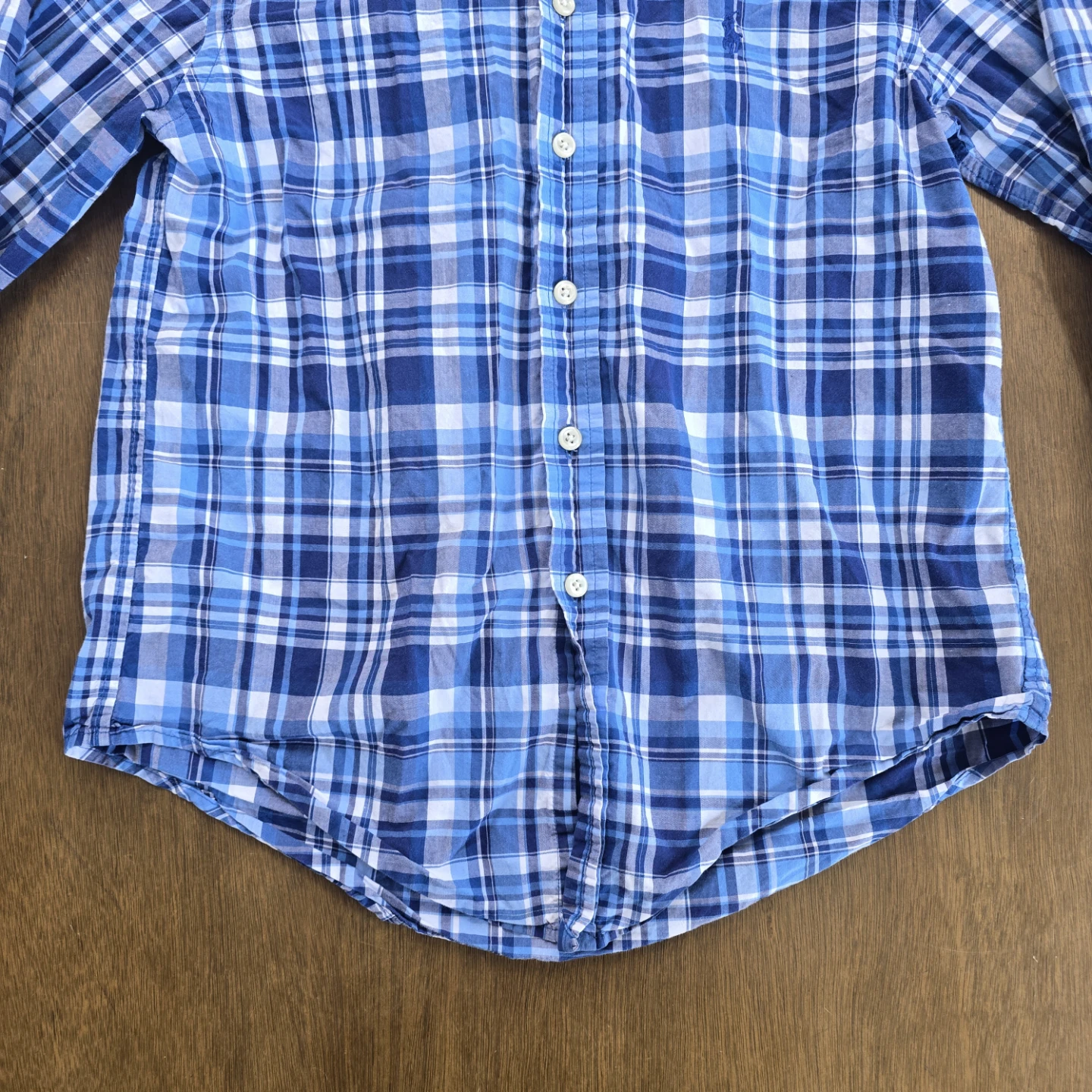 Cute Ralph Lauren Button Up Checkered Shirt for kids - photo 5