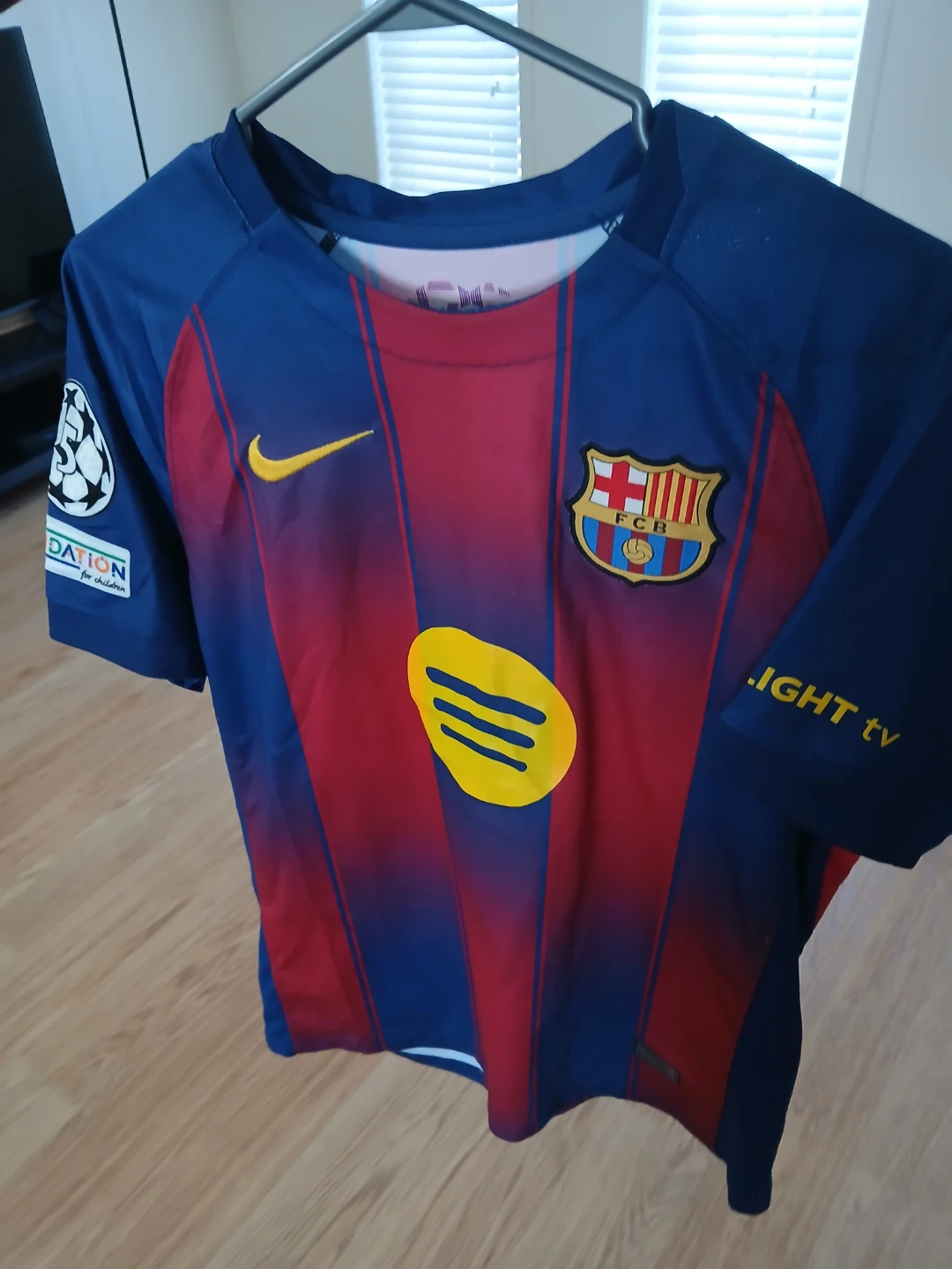 Lamine Yamal Barcelona Jersey 25/26 Size Medium - photo 4