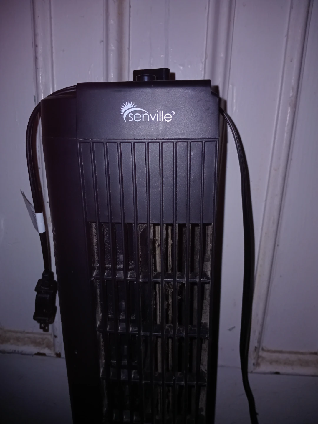 Senville black oscillating tower fan - photo 2