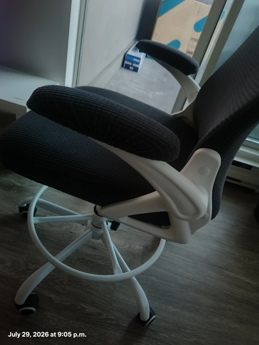 Comfortable grey office chair - photo 5