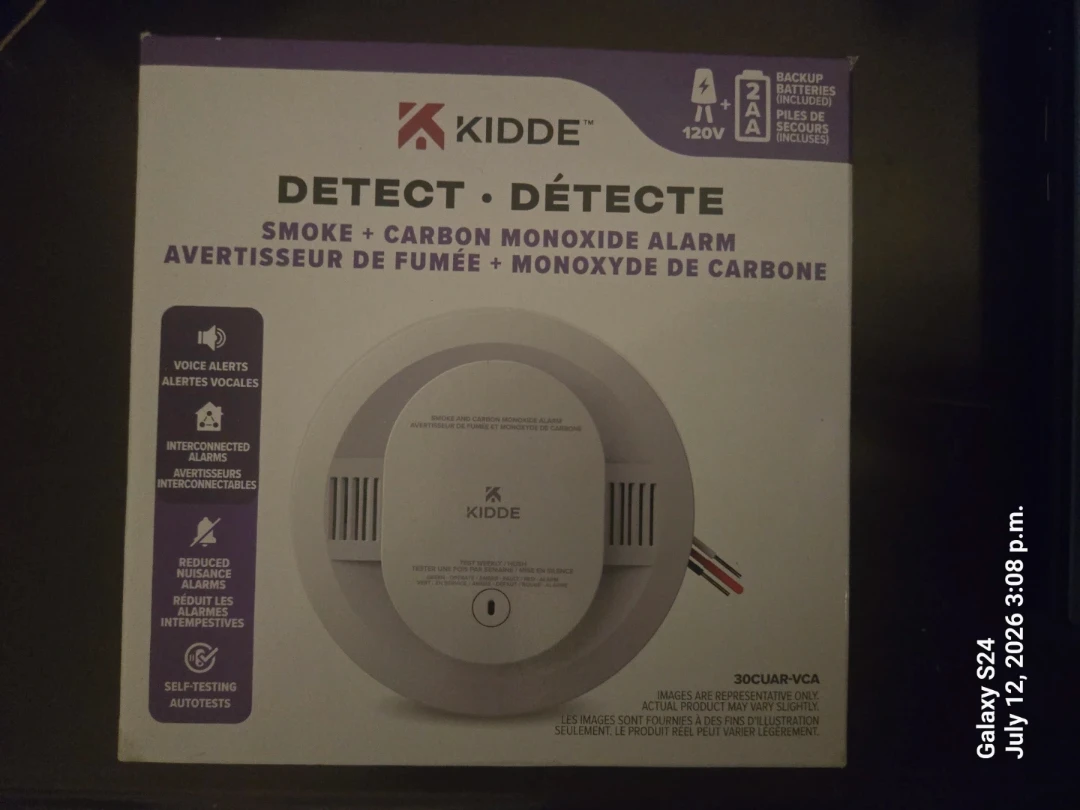 Kidde Smoke + Carbon Monoxide Alarm