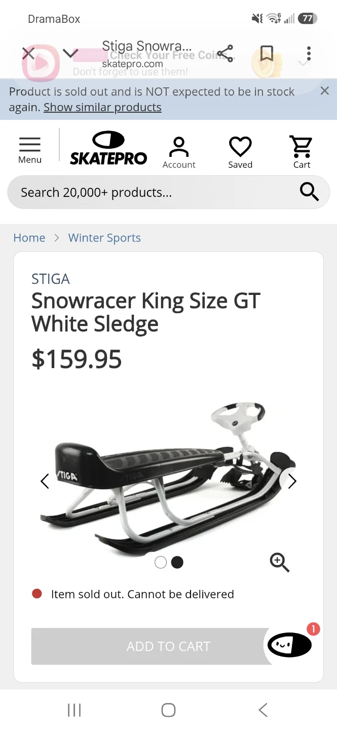 STIGA Snowracer King Size GT Sledge - photo 5