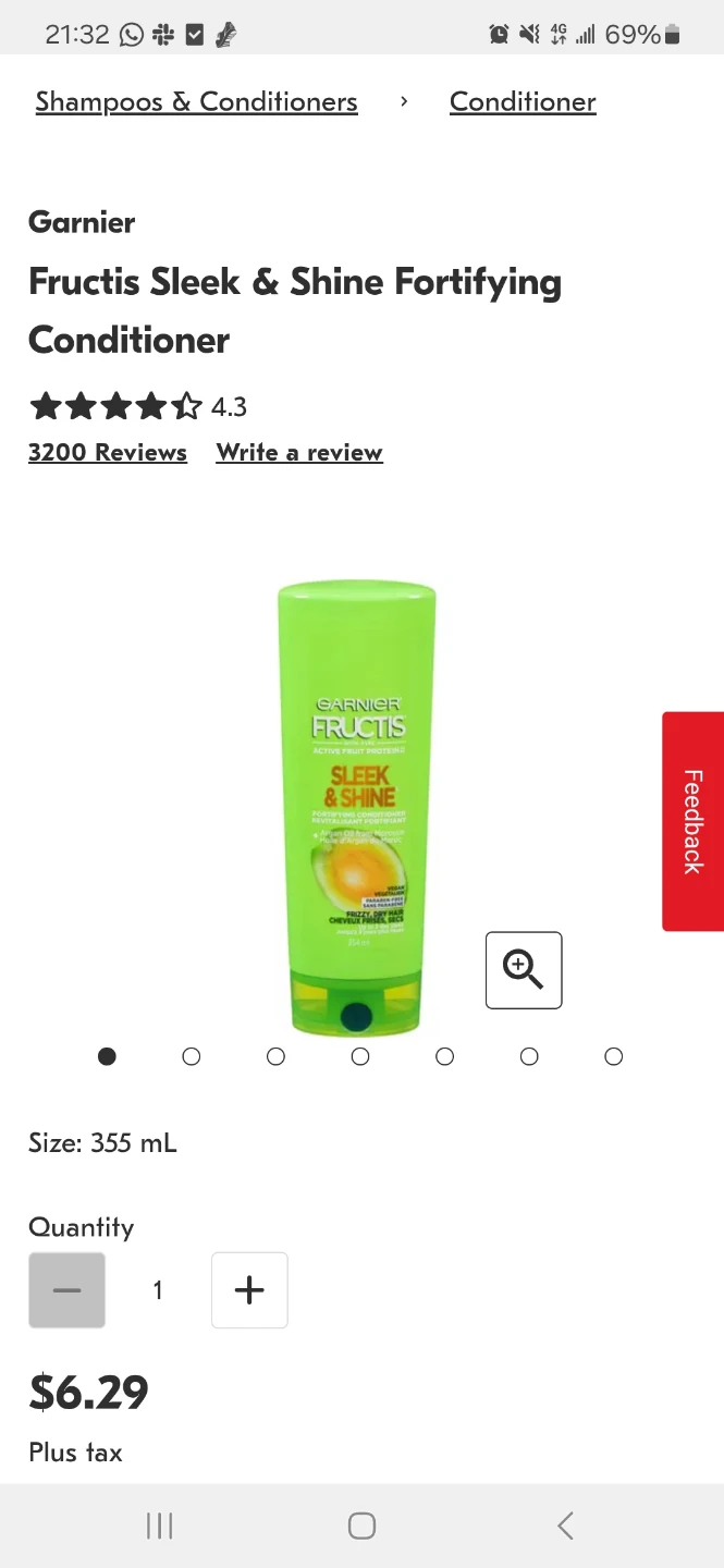 Garnier Fructis Sleek & Shine Shampoo, Conditioner Samples - photo 3