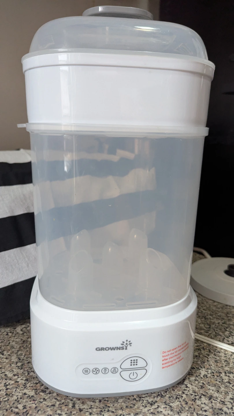 GROWSY Baby Bottle Sterilizer Steamer & Dryer