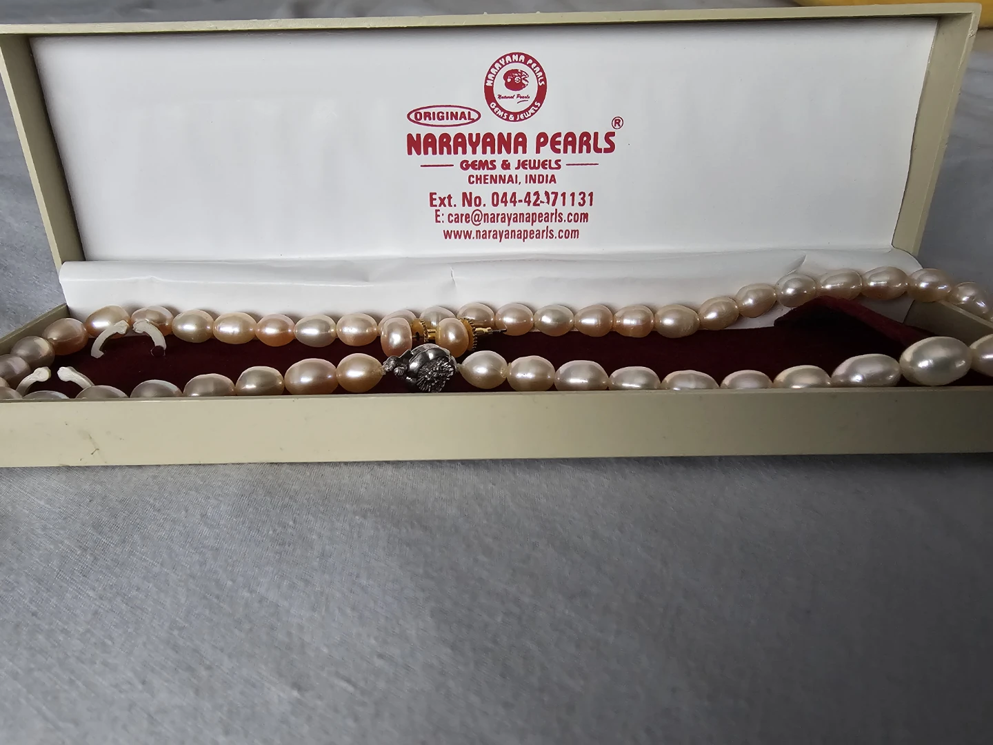 Narayana Genuine Cultured Freshwater Pearl Necklace & Earrings - photo 2