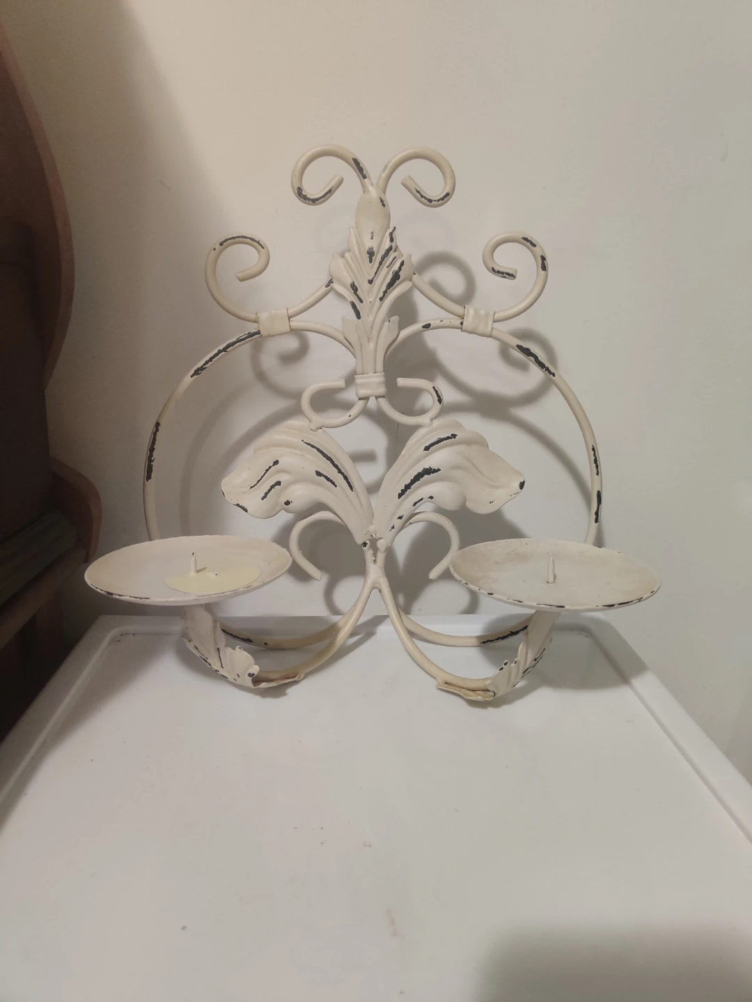 French Kisses Double Candle Sconce with Heart Candles - photo 4