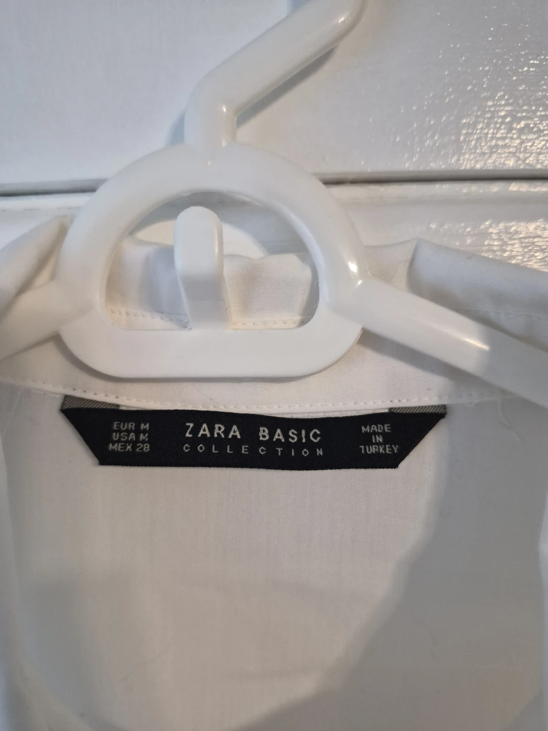 NEW Zara Basic Boyfriend Denim Sleeve Button Down - photo 4