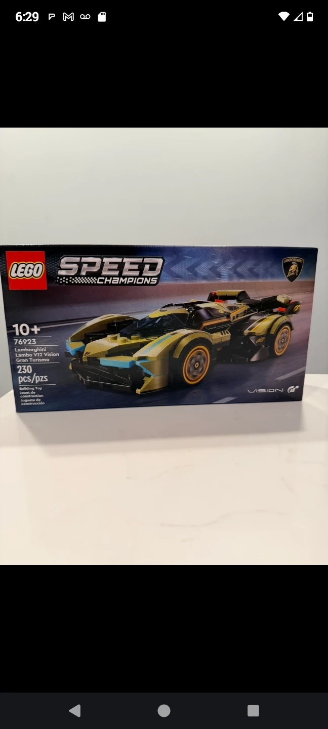 LEGO Speed Champions Lamborghini Lambo V12 Vision GT Set 76923