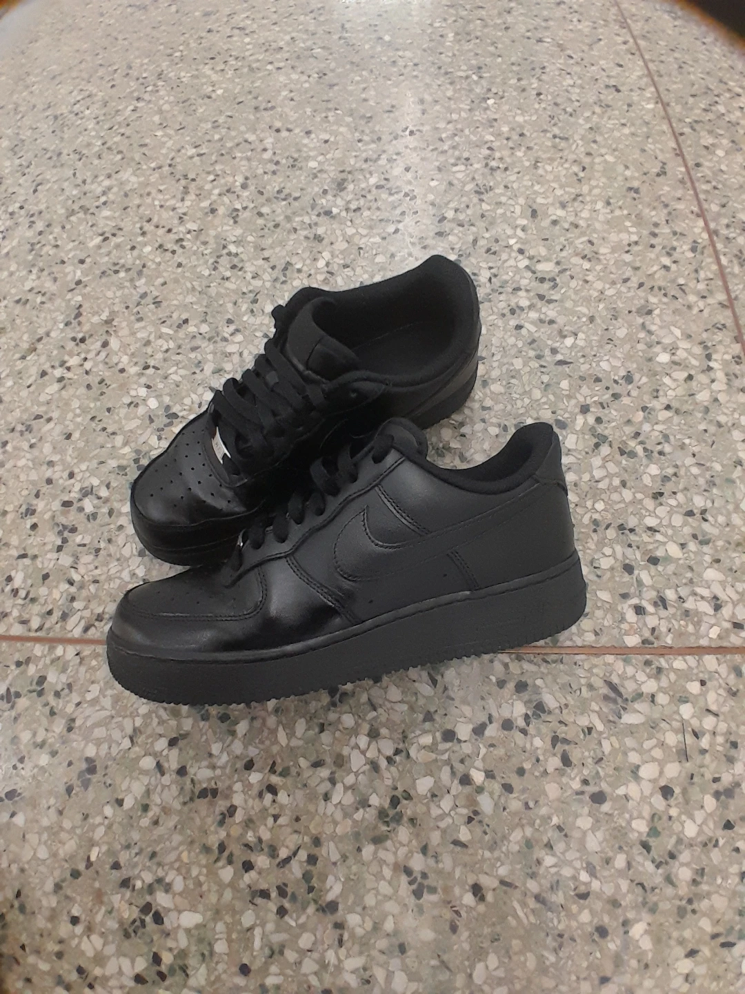 Nike Air Force 1 Black Sneakers Men's Size 9.5