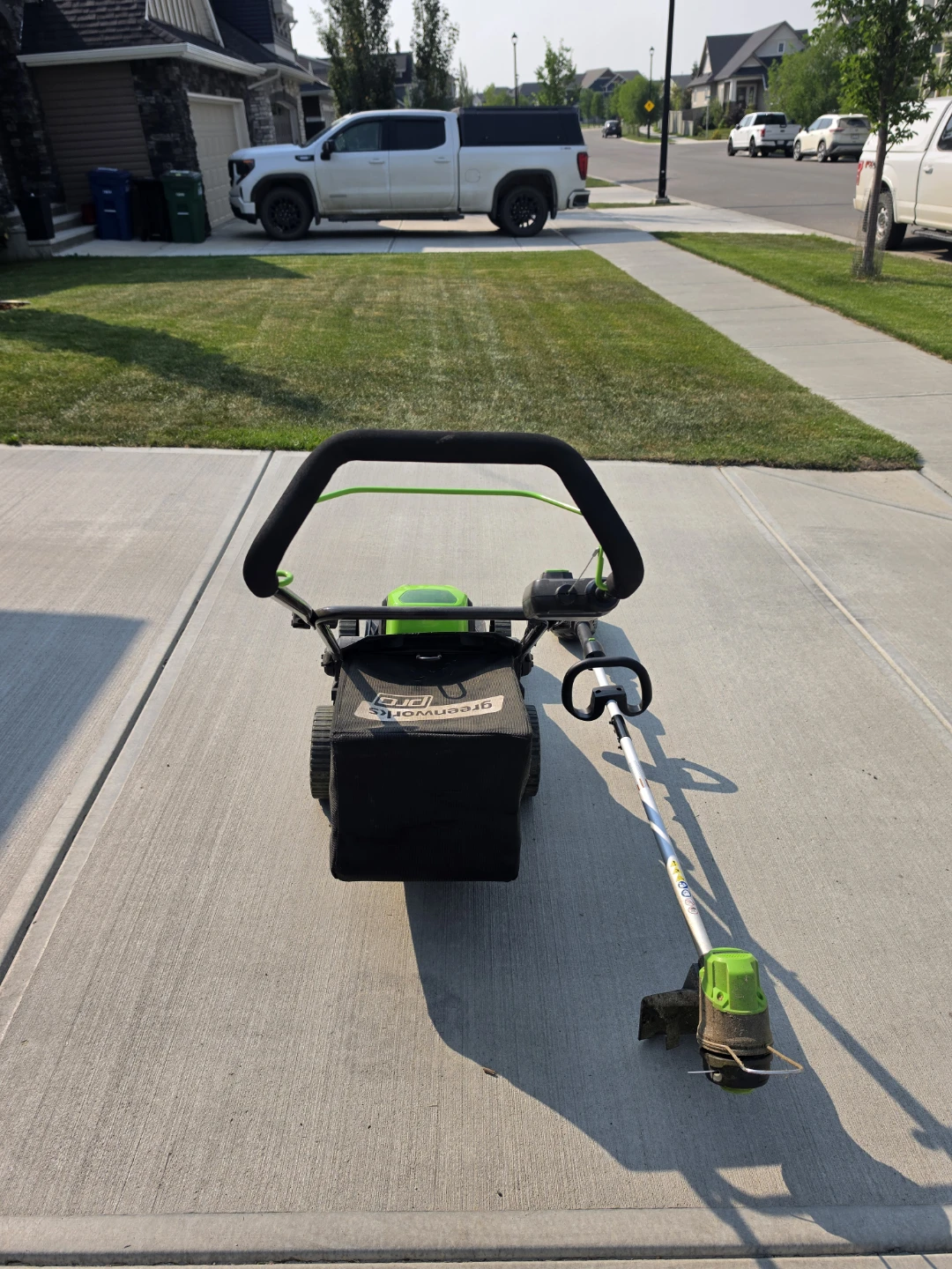 Greenworks 60V Cordless Mower & String Trimmer Combo - photo 3