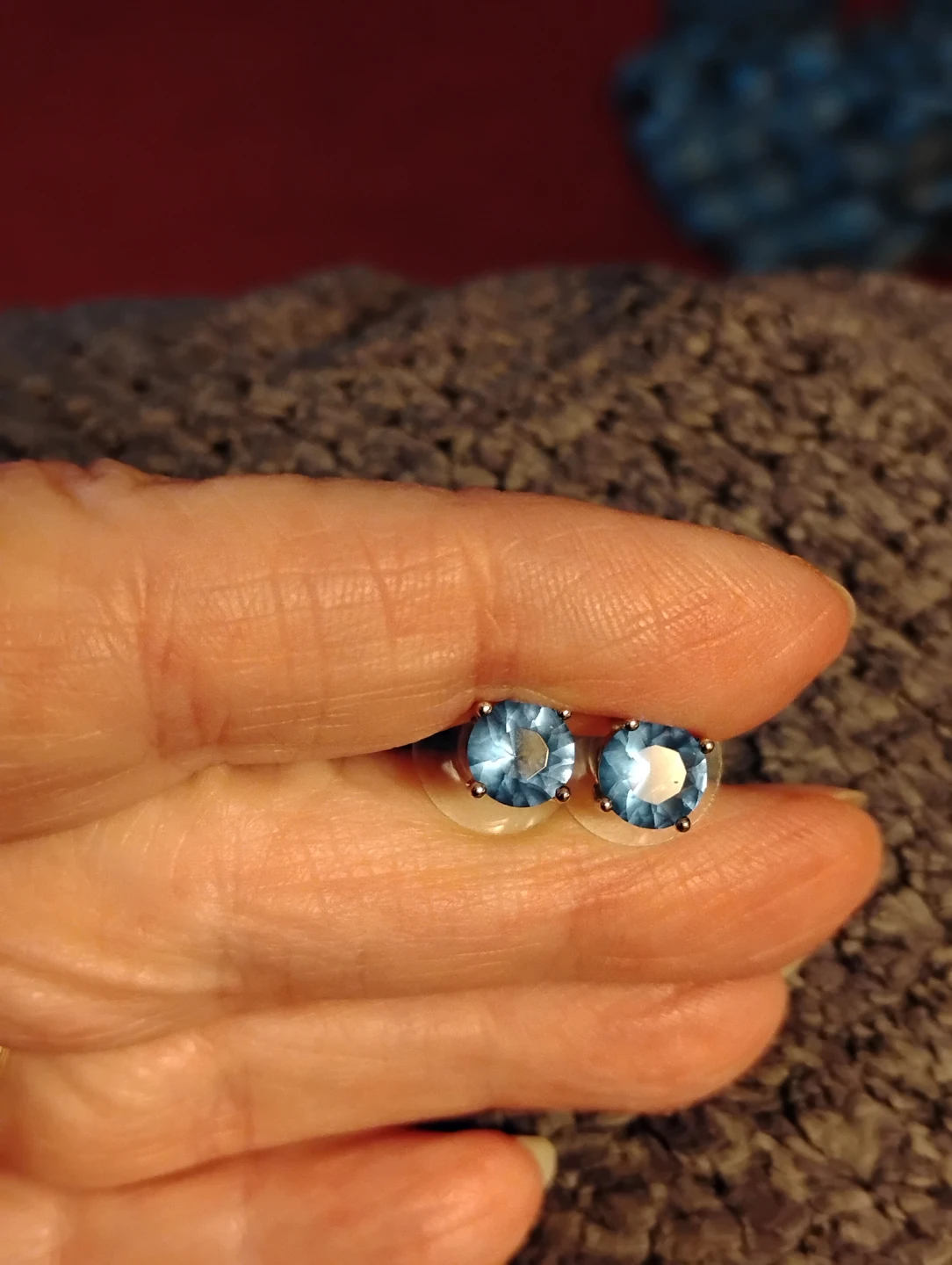 Blue Gemstone Earrings - photo 4