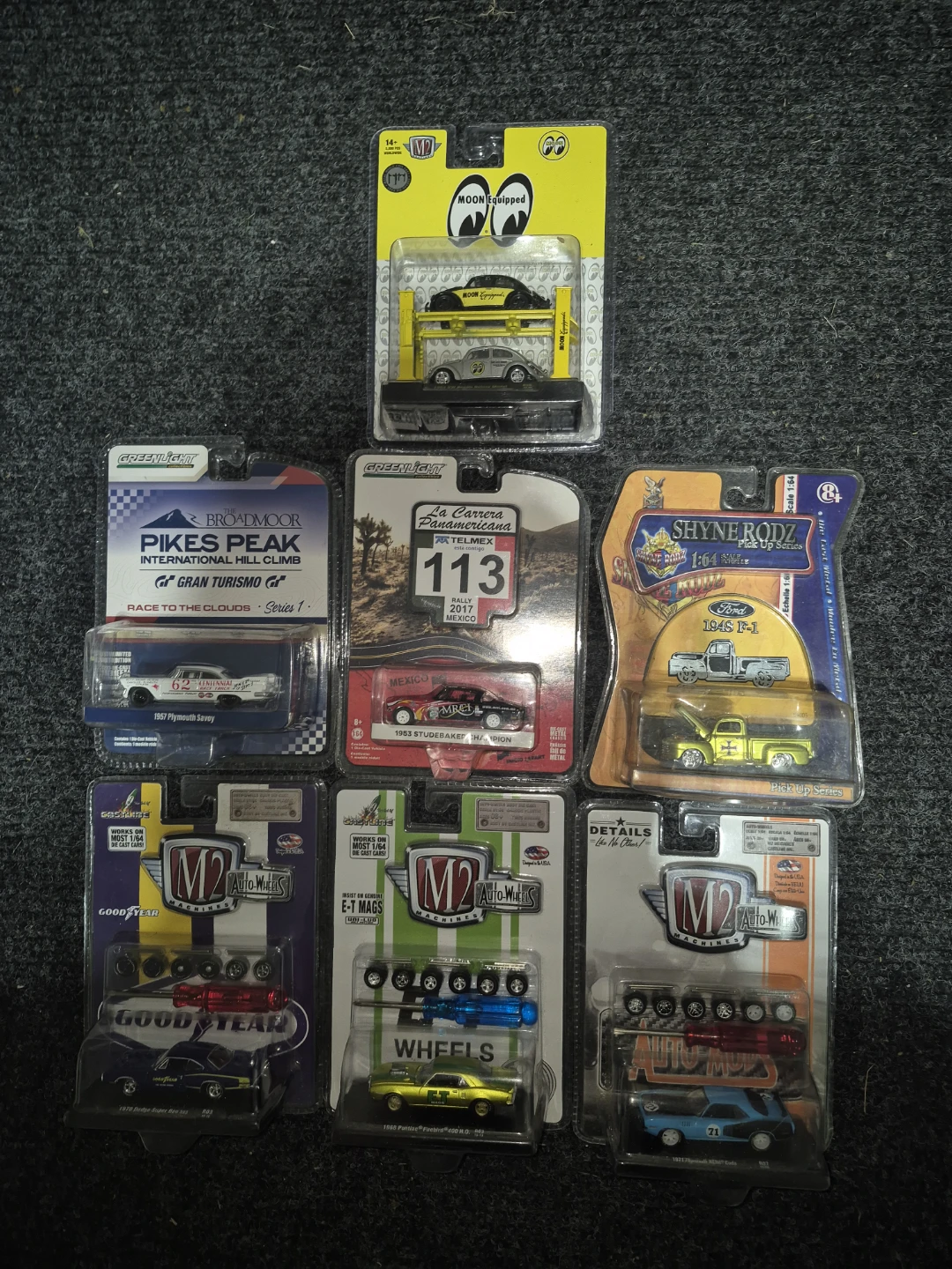 Assorted M2 Machines & Greenlight 1:64 Scale Diecast Cars