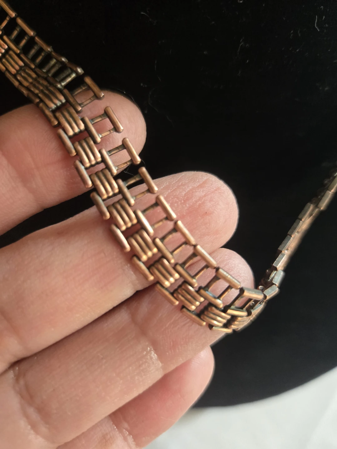 Pure Copper Link Necklace 18" - photo 3