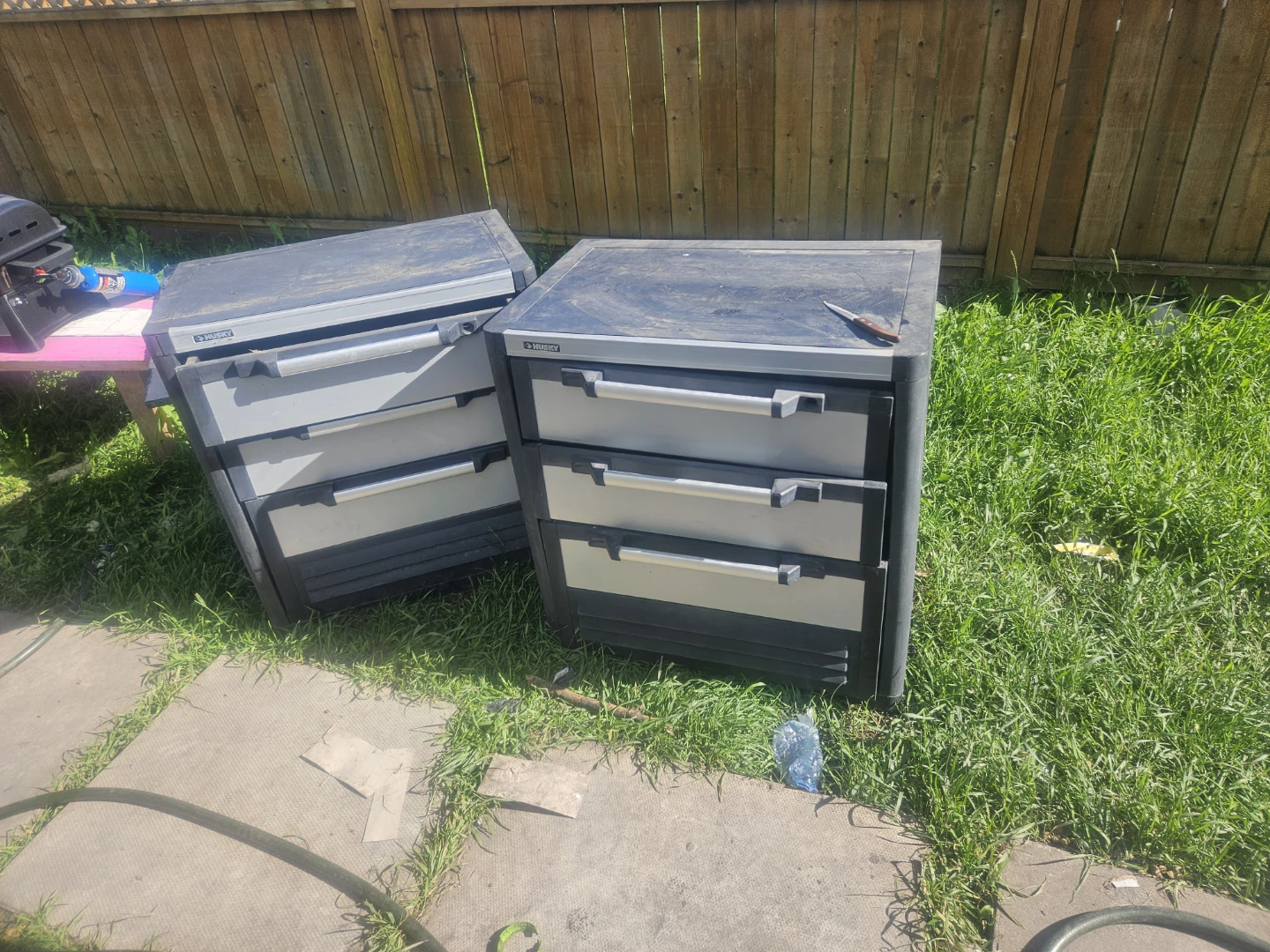 Husky 3-Drawer Rolling Tool Chest/Cabinet
