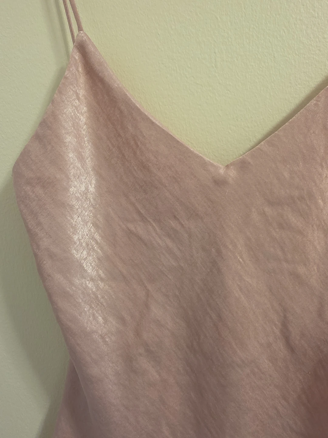 Pink satin Camisole Top size M-L - photo 2