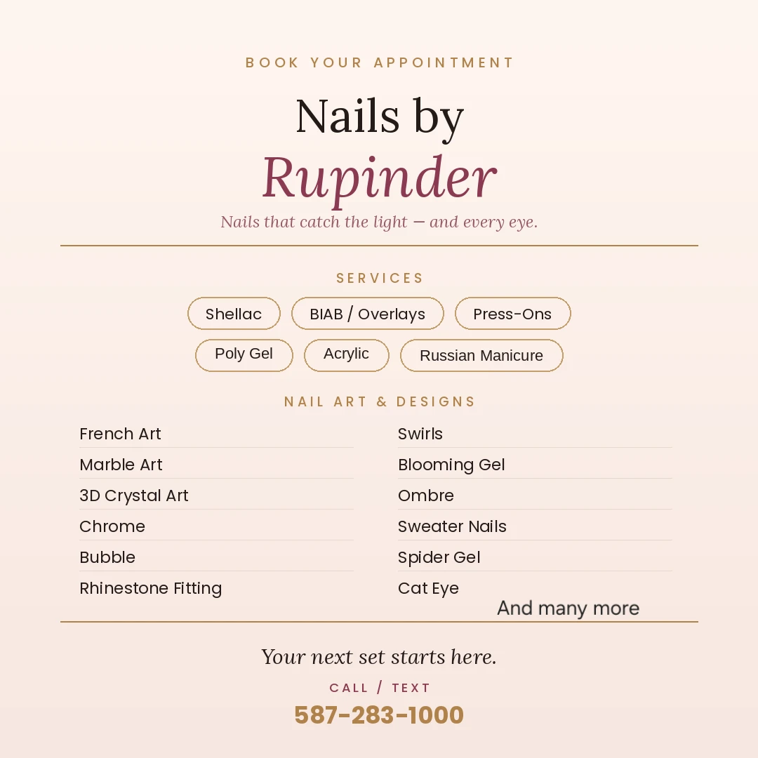 Nails by Rupinder - Nail Art & Services