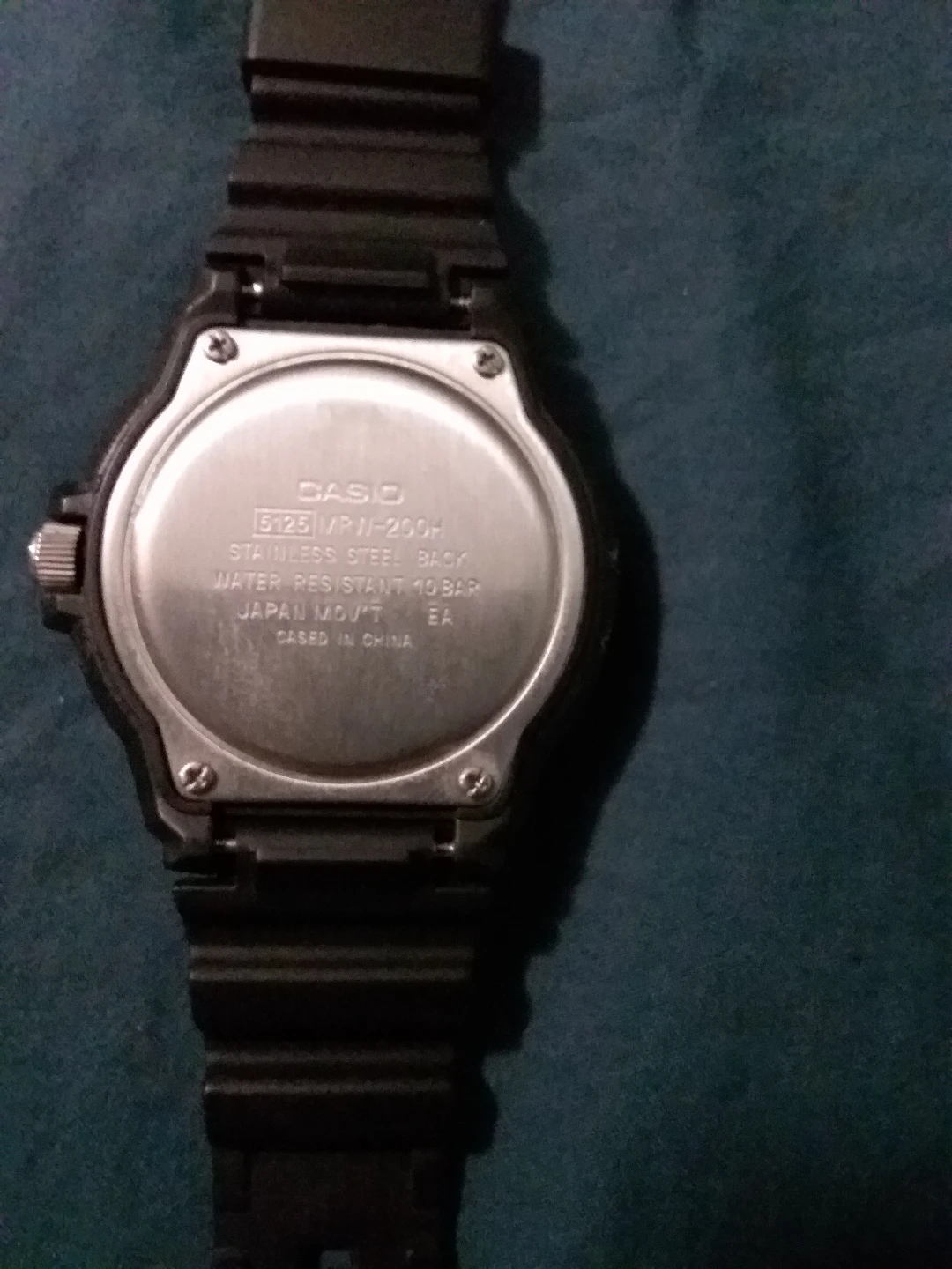 waterproof Casio Diving Watch - Black MRW 200H - photo 2