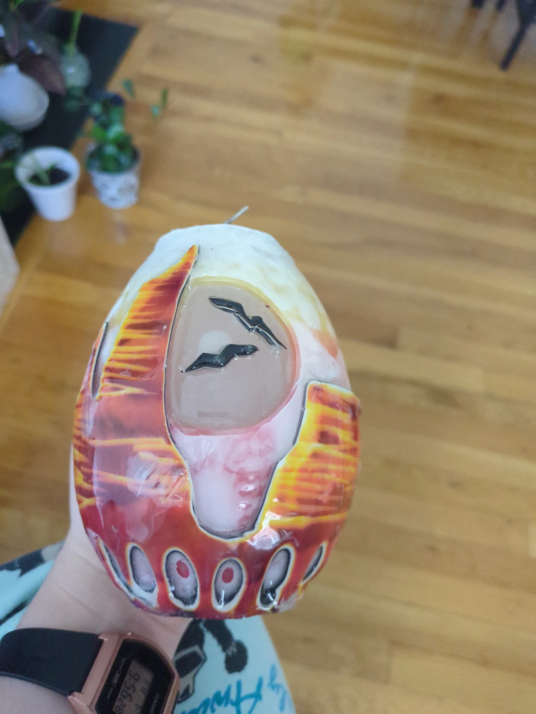 Egg Shaped Candle