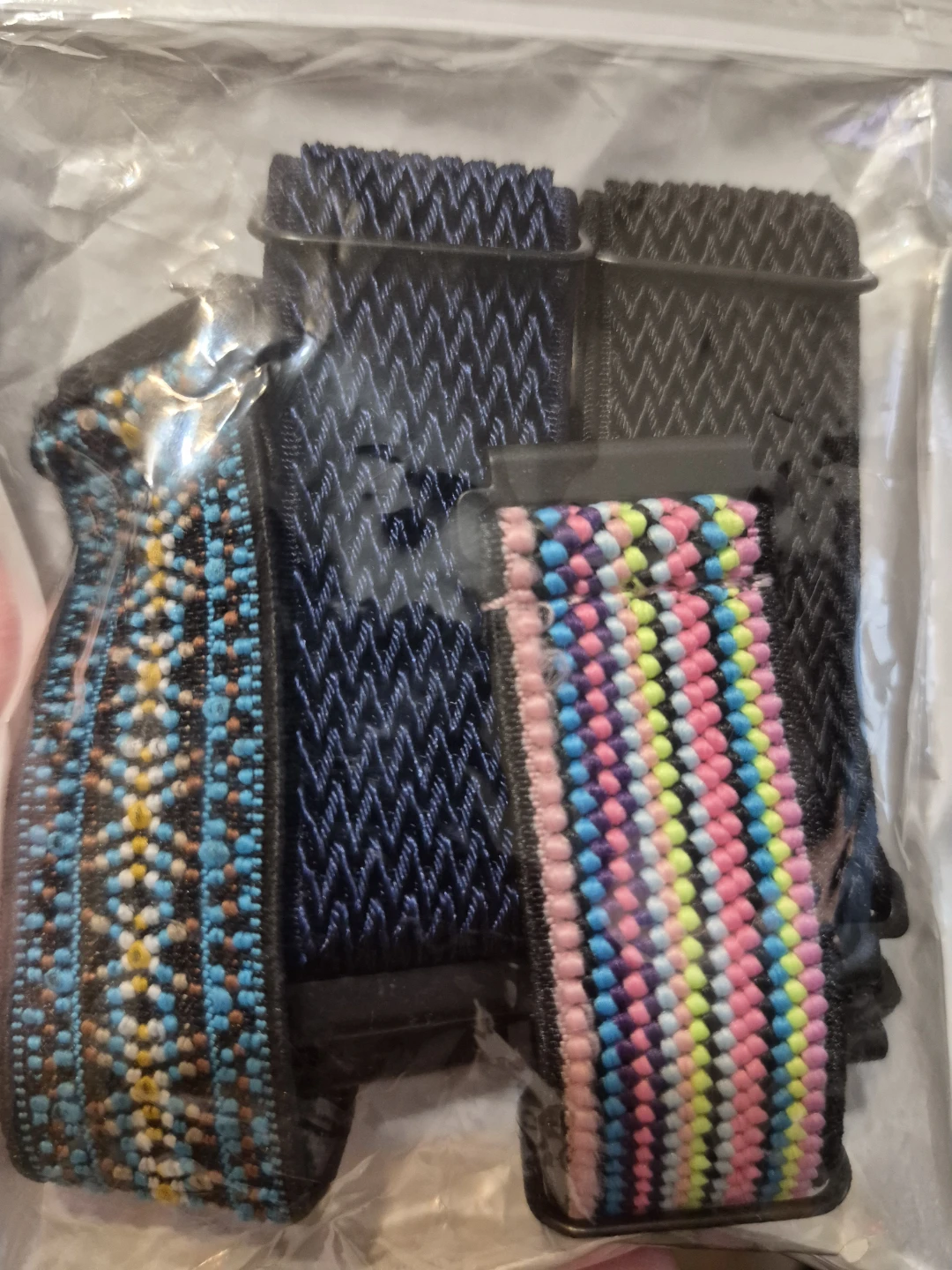 4 Elastic Watch Bands Fitbit Versa, Versa Lite,