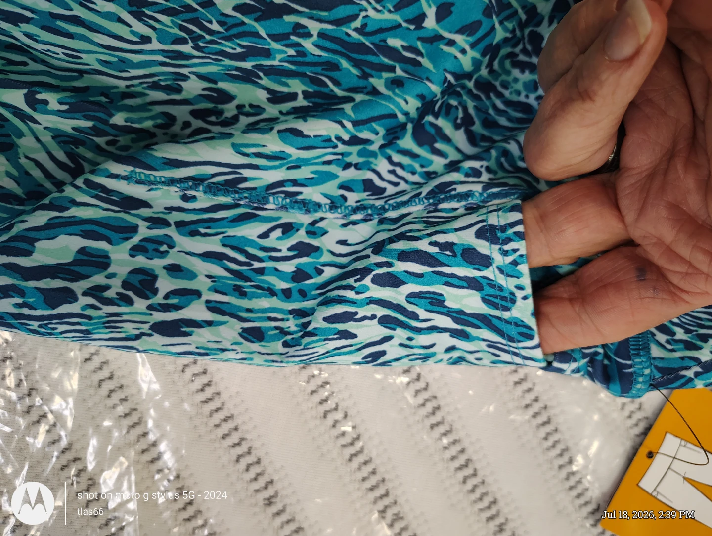 Avia Leggings - Blue Animal Print - Medium - photo 4
