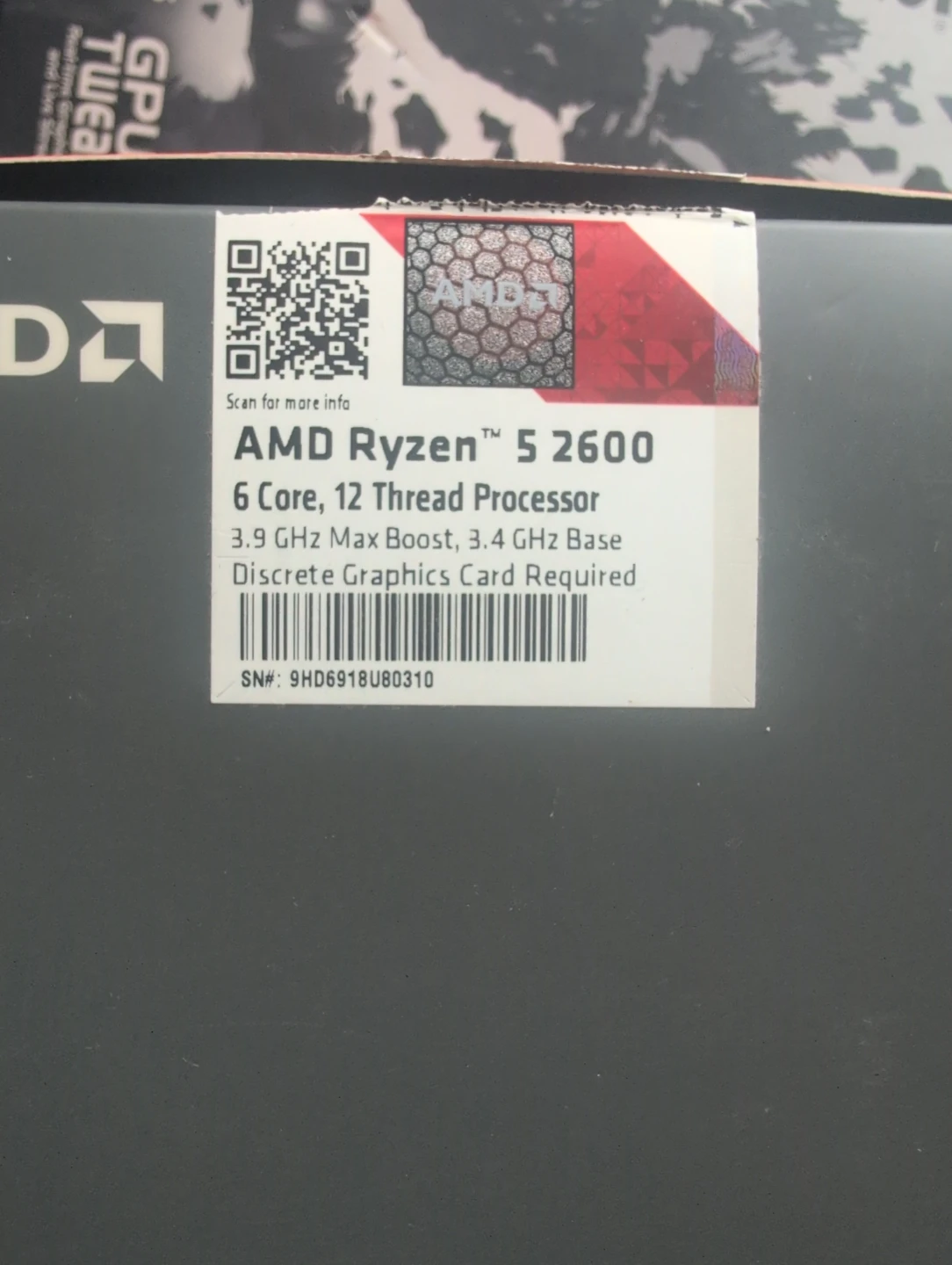 AMD Ryzen 5 2600 Processor - photo 3