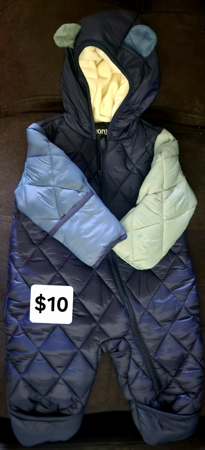 George. Baby Snowsuit - Navy Blue