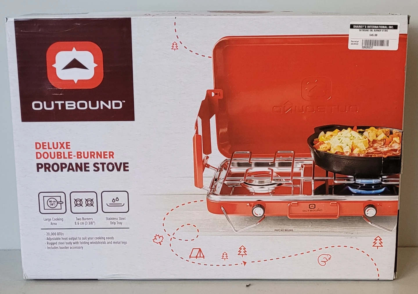 Outbound Double-Burner Propane Stove (32020237)