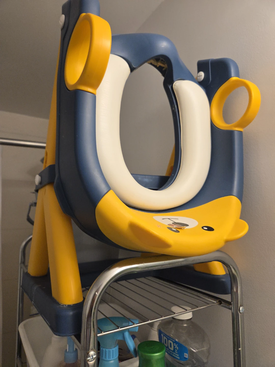 Blue and Yellow Toddler Potty Training Seat - photo 2