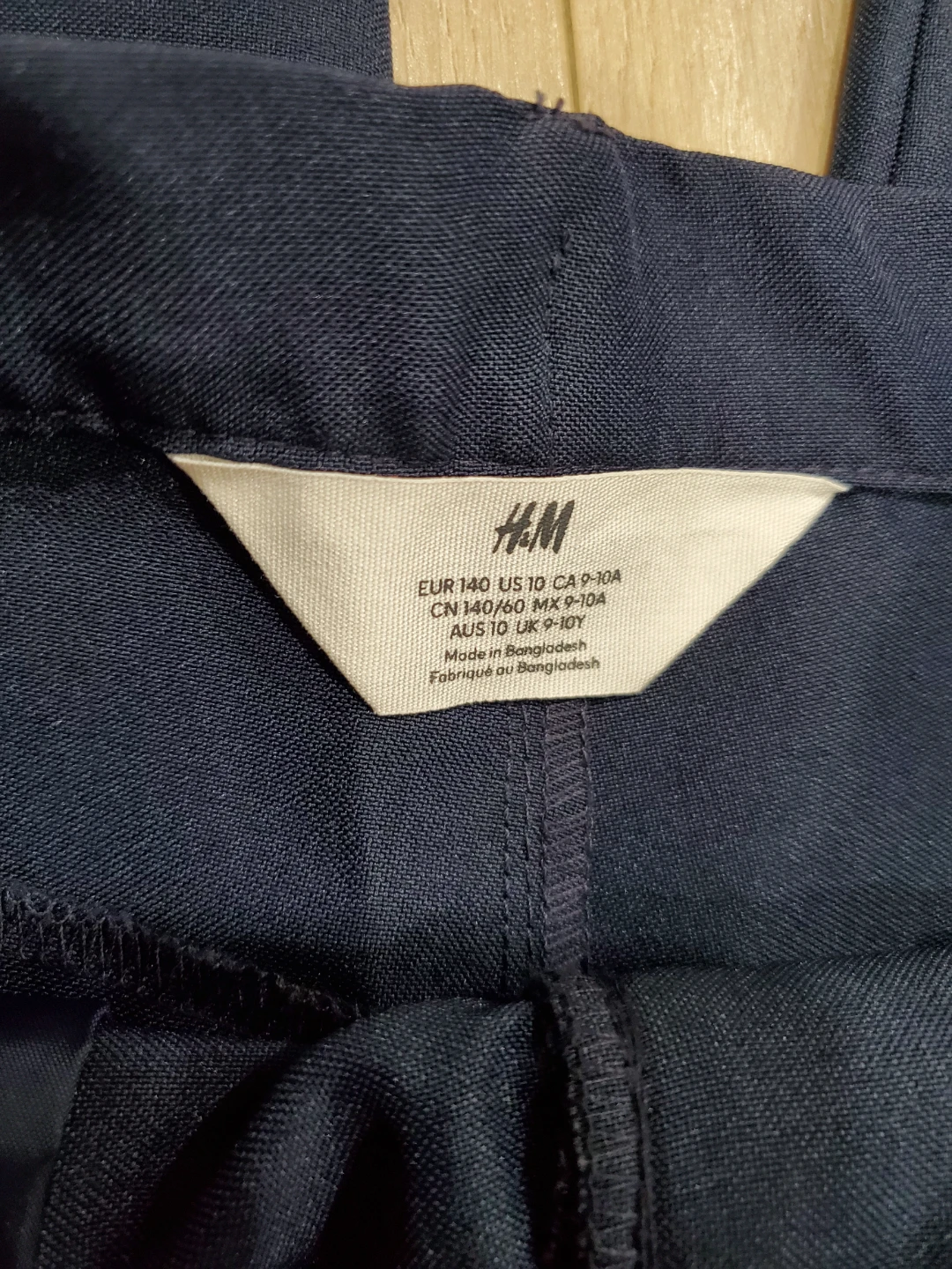 H&M Boys Navy Blue Dressy Pants Size 9-10Y - photo 4