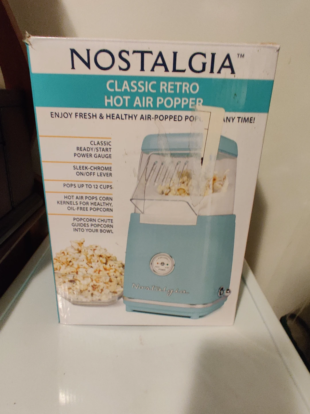 BNIB Nostalgia Retro Hot Air Popcorn Popper - photo 2