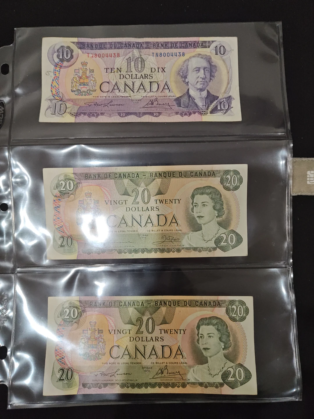 Collection of Canadian Banknotes - $1, $2, $5, $10, $20, $100 - photo 3
