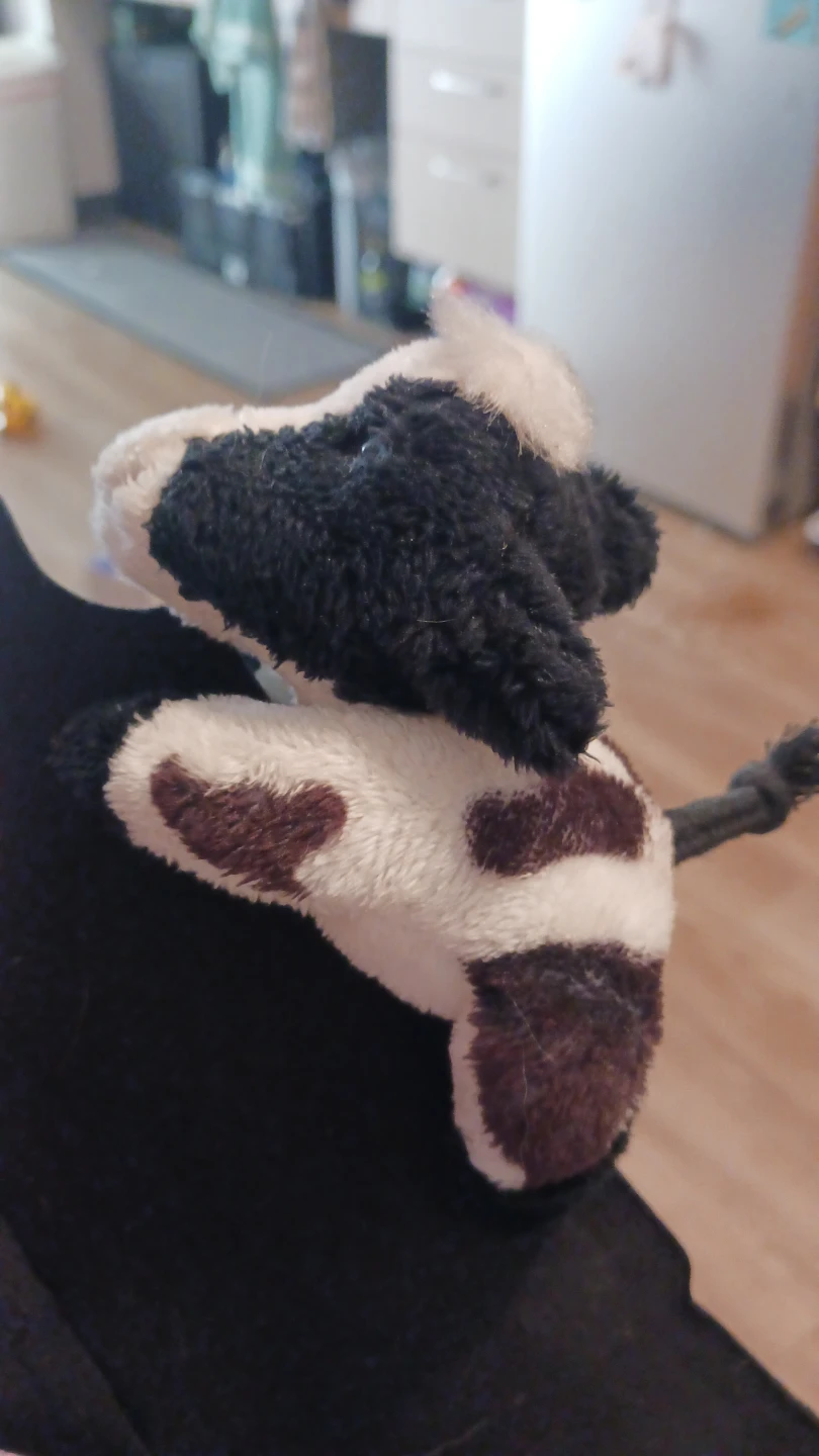 Vintage Plush Farm Animal Magnet Clips - photo 5