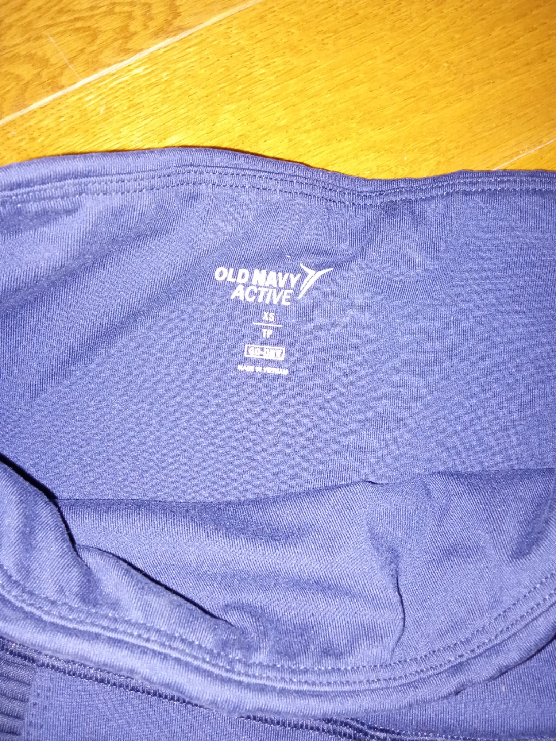 Old Navy Active Blue & Black Leggings (XS) fit small - photo 4