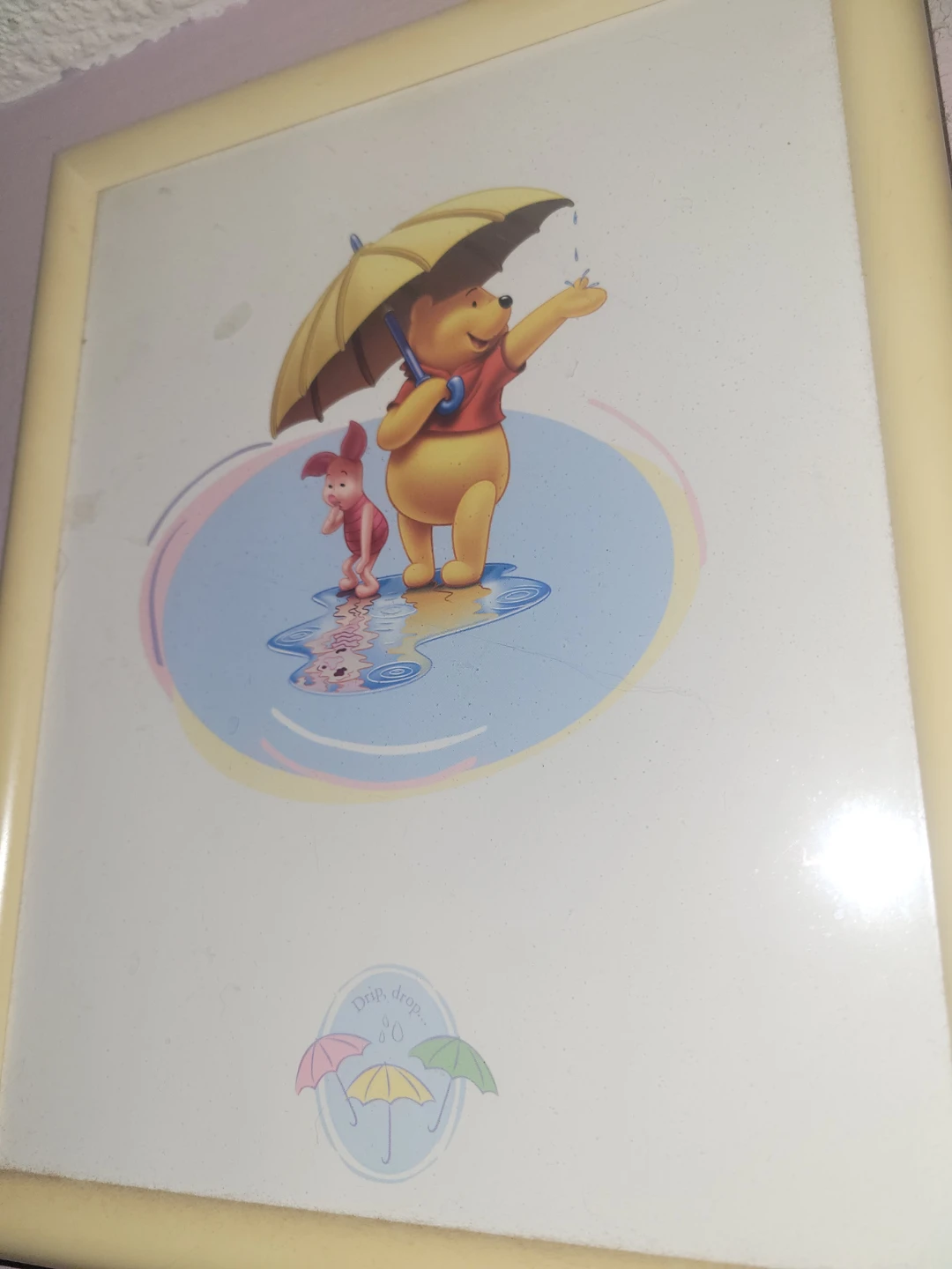 Winnie the Pooh and Piglet framed art - photo 2