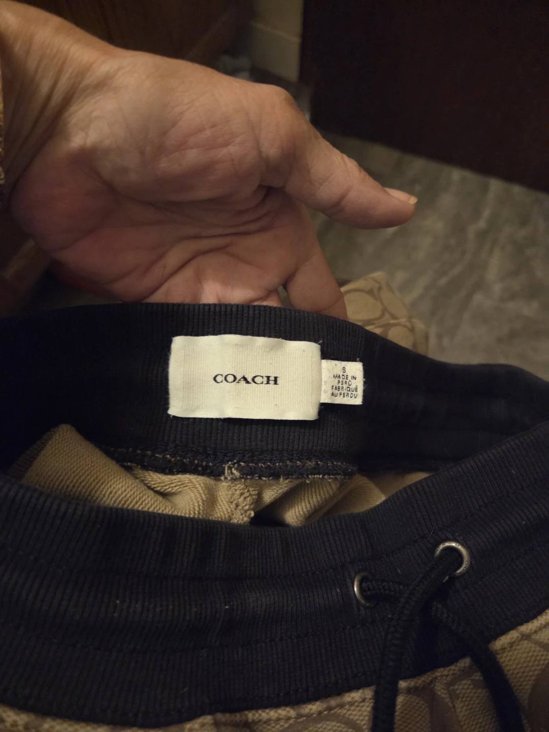 Coach Signature Pattern Sweatpants - photo 2