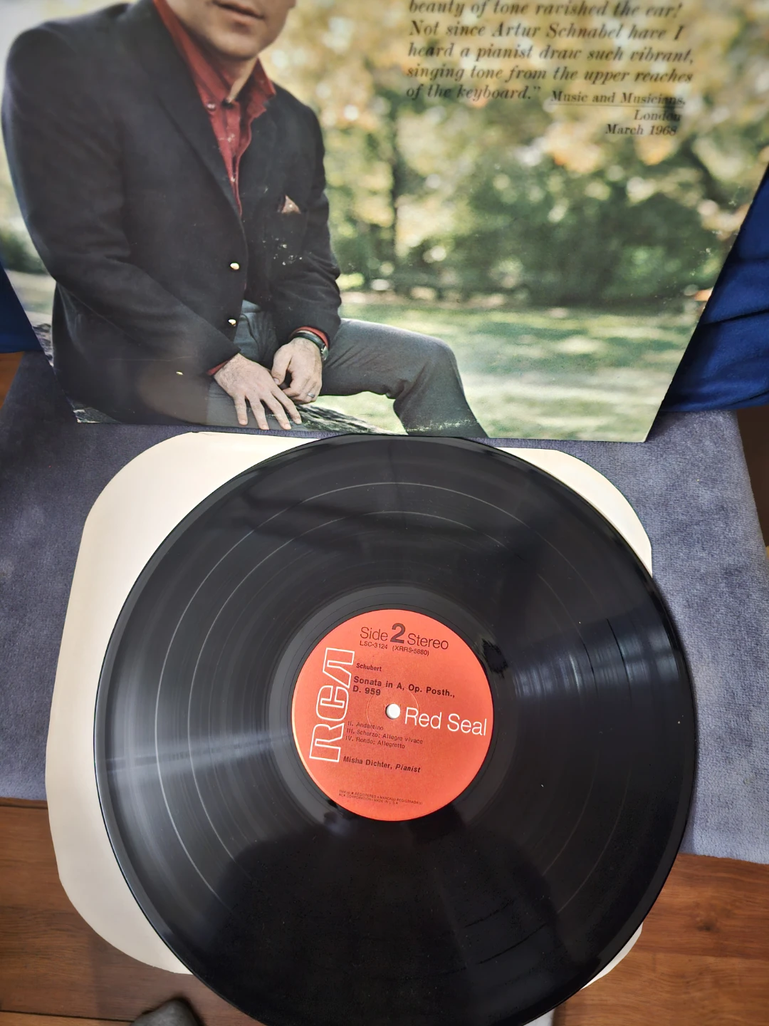 RCA Red Seal Schubert Beethoven Sonata LP Record - photo 4
